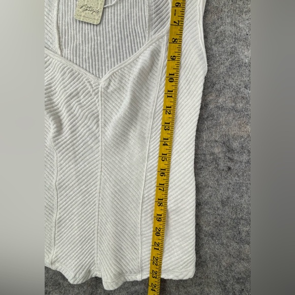 Free People | Boss‎ Babe Tank | Optic White | Women’s Size Large - Picture 13 of 13